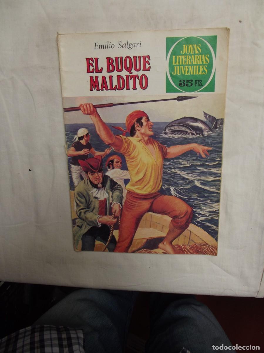 Tebeos: EL BUQUE MALDITO POR EMILIO SALGARI JOYAS LITERARIAS JUVENILES
