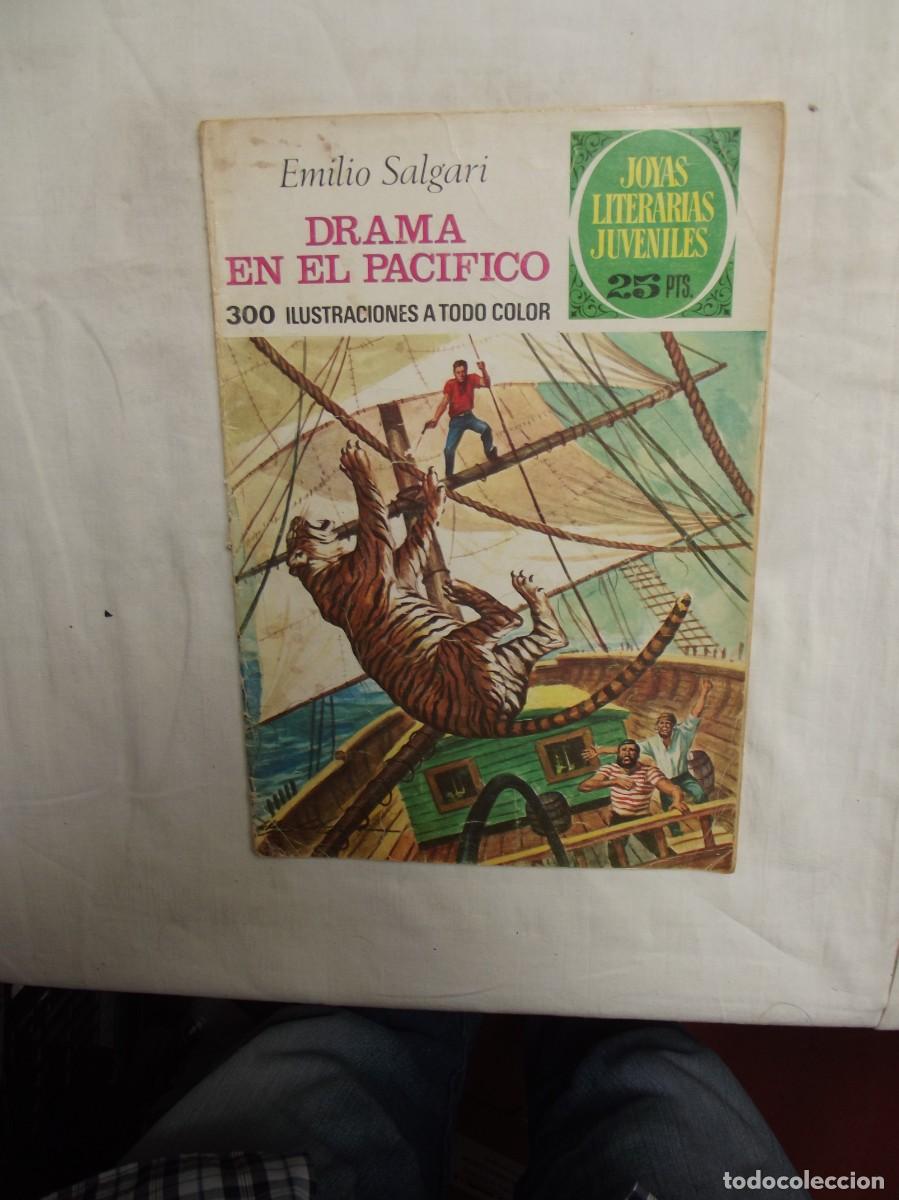 Tebeos: DRAMA EN EL PACIFICO POR EMILIO SALGARI JOYAS LITERARIAS JUVENILES