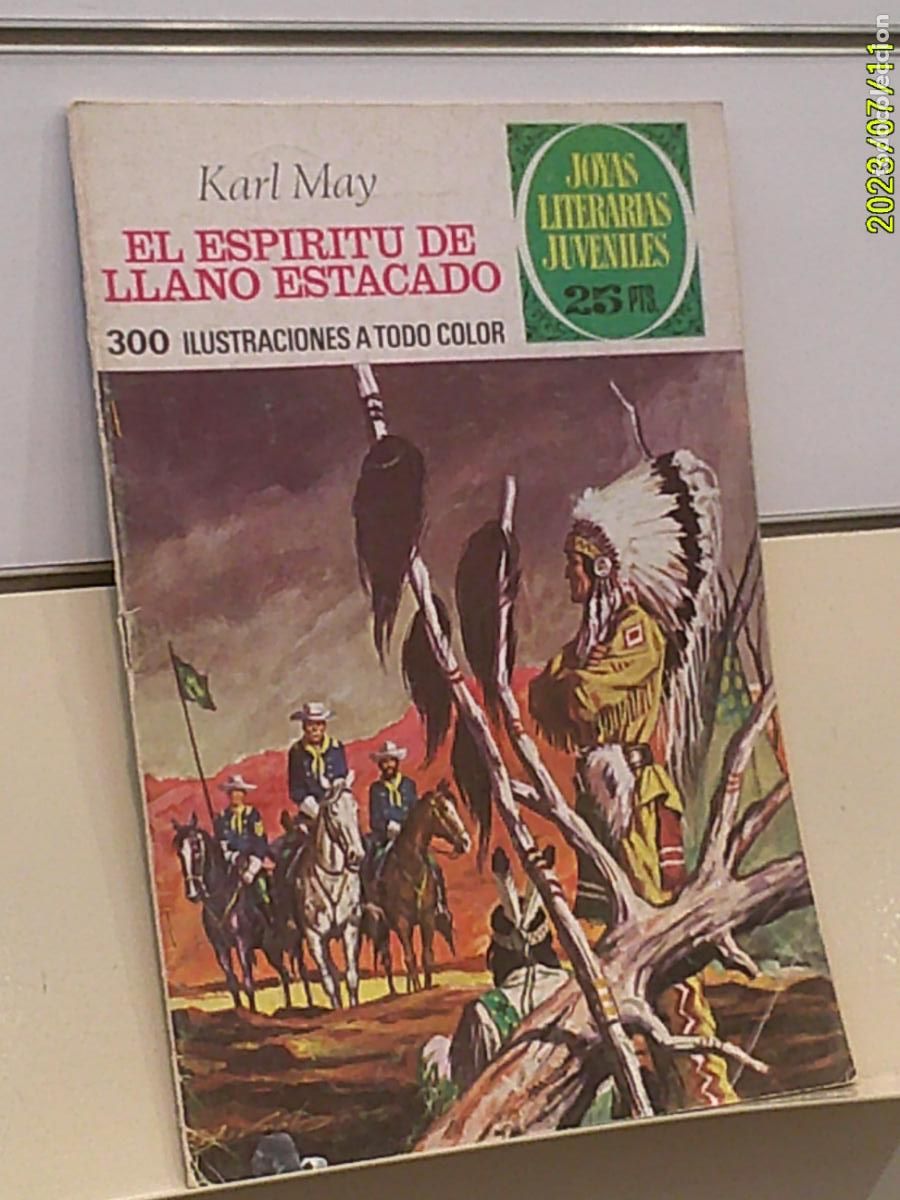 Tebeos: JOYAS LITERARIAS JUVENILES N&ordm; 172 EL ESPIRITU DE LLANO DESTACADO KARL MAY - BRUGUERA