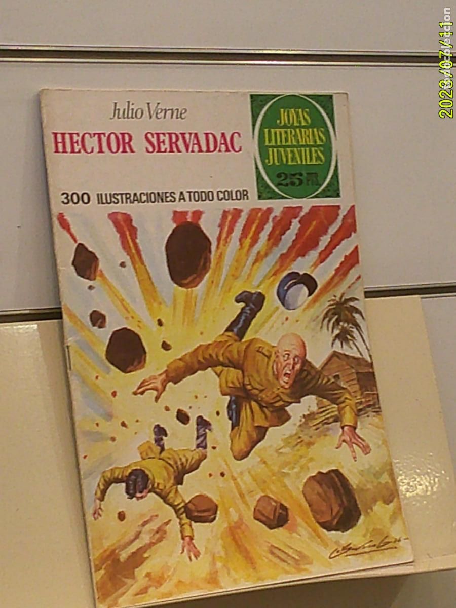 Tebeos: JOYAS LITERARIAS JUVENILES N&ordm; 167 HECTOR SERVADAC JULIO VERNE - BRUGUERA