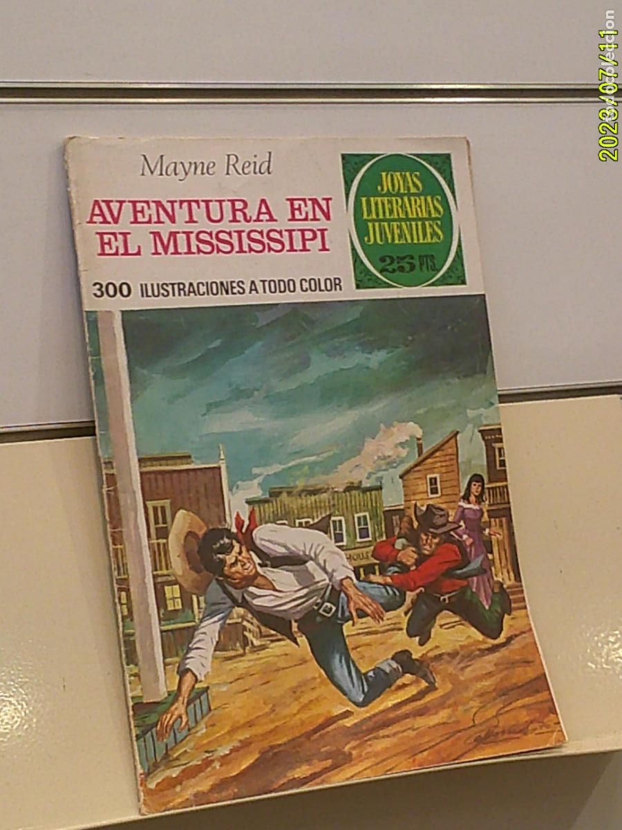 Tebeos: JOYAS LITERARIAS JUVENILES N&ordm; 159 AVENTURA EN EL MISSISSIPI - BRUGUERA