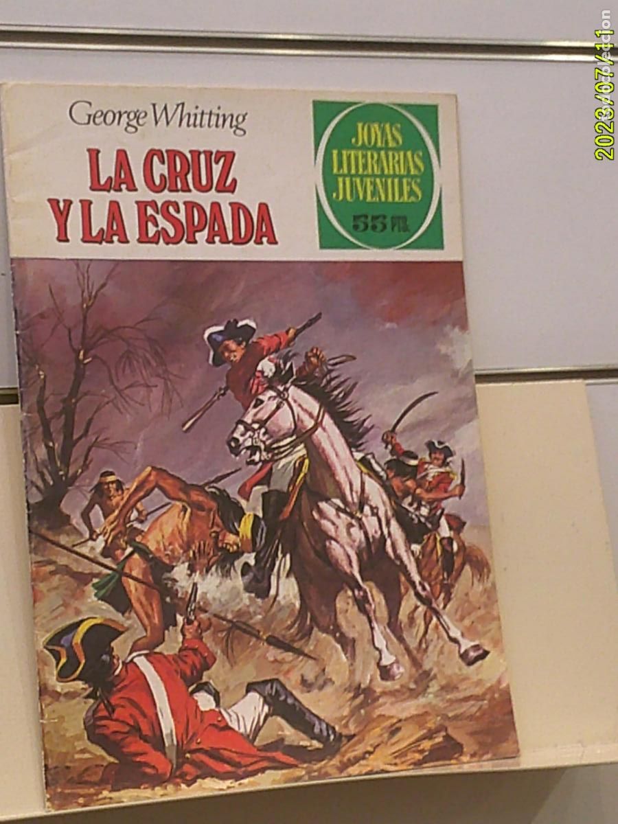 Tebeos: JOYAS LITERARIAS JUVENILES N&ordm; 35 LA CRUZ Y LA ESPADA - BRUGUERA