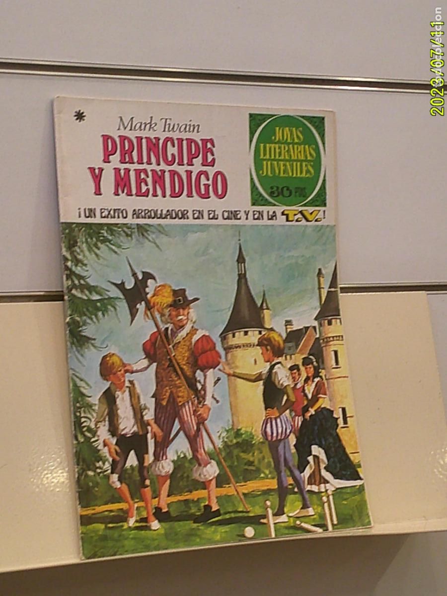 Tebeos: JOYAS LITERARIAS JUVENILES N&ordm; 32 PRINCIPE Y MENDIGO MARK TWAIN - BRUGUERA