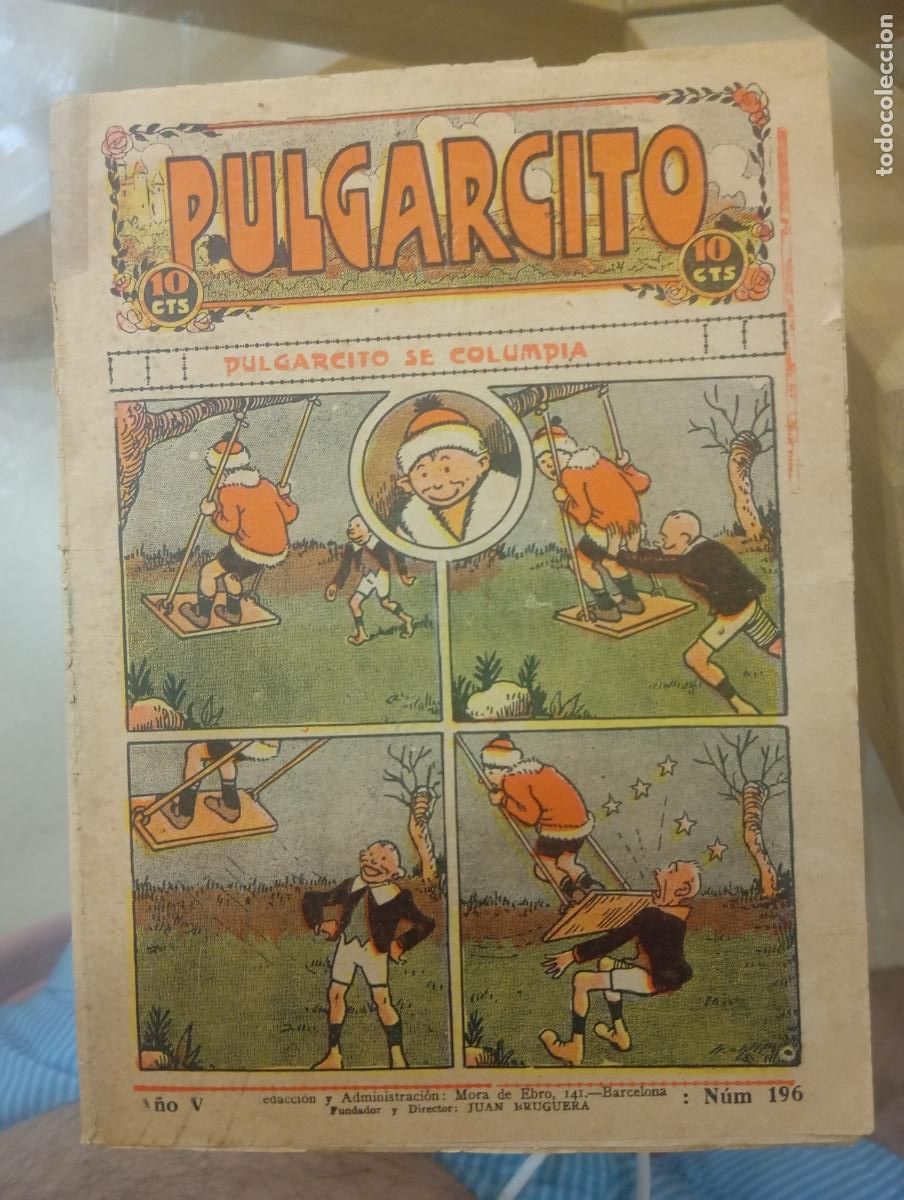 Tebeos: PULGARCITO 196 BRUGUERA GATO NEGRO