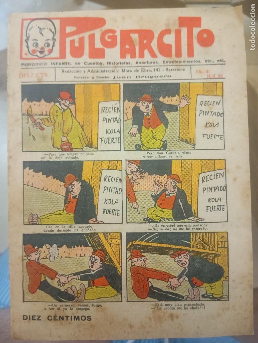 Tebeos: PULGARCITO 85 BRUGUERA GATO NEGRO