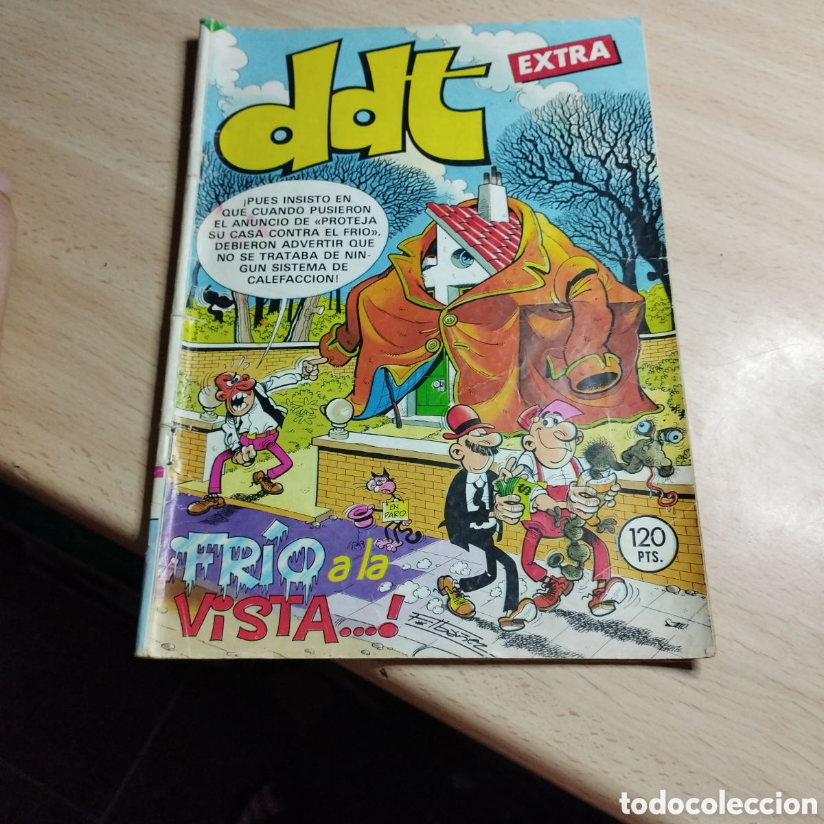Tebeos: Ddt Extra. Fr&iacute;o a la vista. 1983. Bruguera.