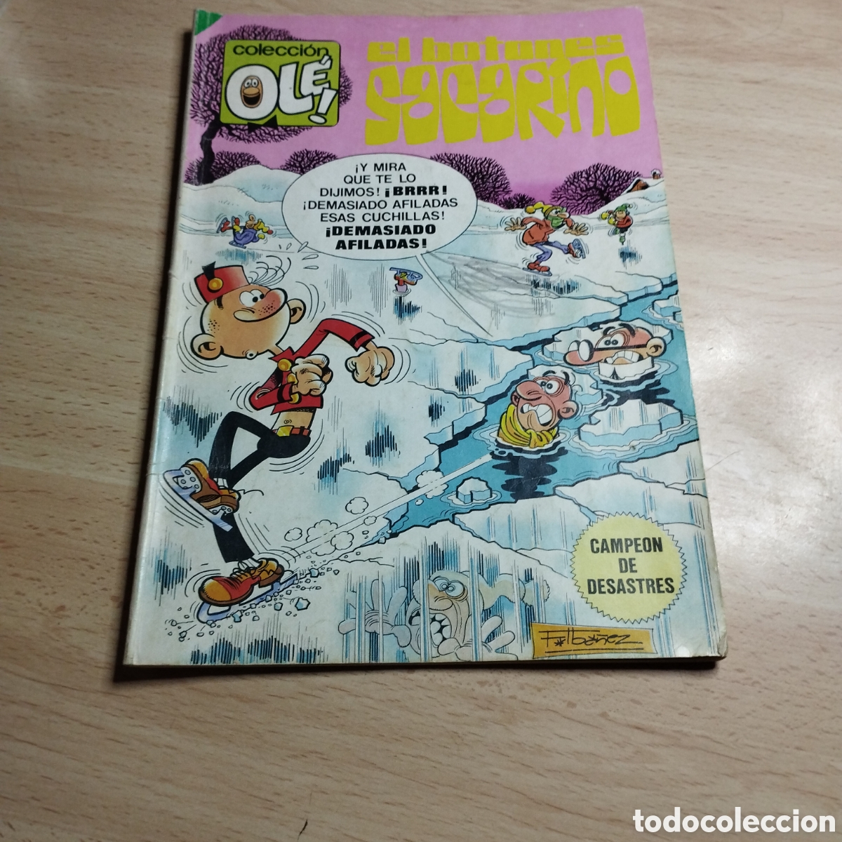 Tebeos: Colecci&oacute;n Ol&eacute;. El botones Sacarino. Campe&oacute;n de desastres.N⁰289. Bruguera 1984