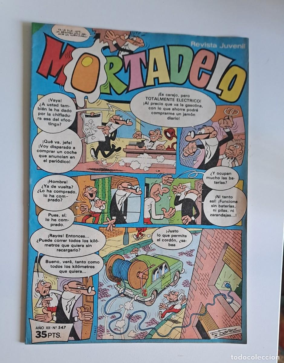 Tebeos: MORTADELO. A&Ntilde;O XI N&ordm; 547 EDITORIAL BRUGUERA, 1981