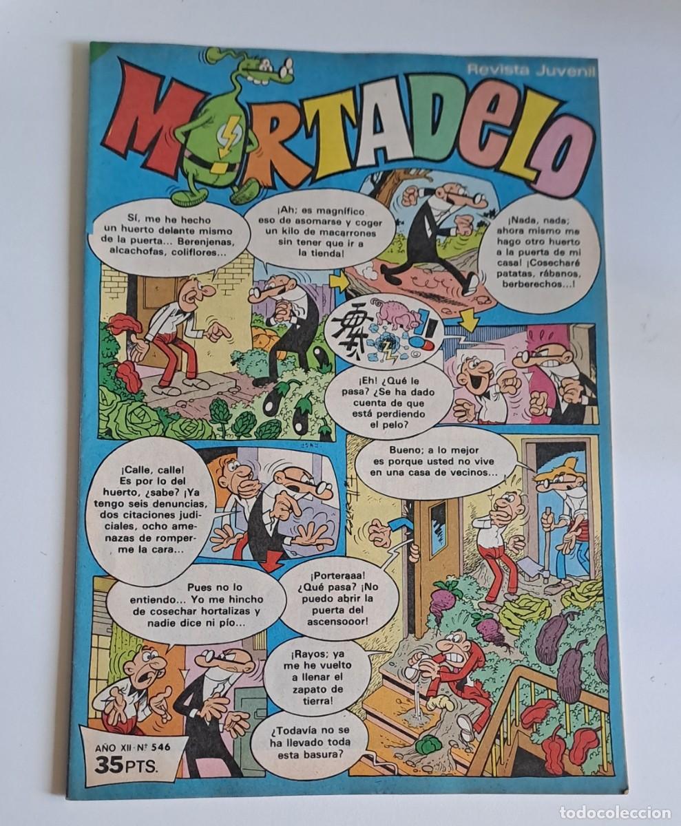 Tebeos: MORTADELO. A&Ntilde;O XI N&ordm; 546 EDITORIAL BRUGUERA, 1981