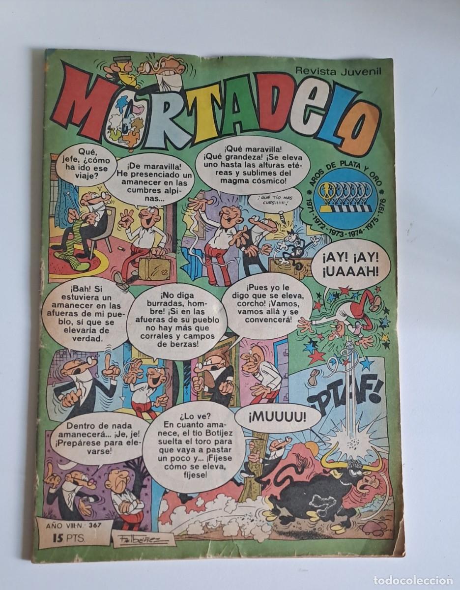 Tebeos: MORTADELO. A&Ntilde;O VIII N&ordm; 367 EDITORIAL BRUGUERA, 1977