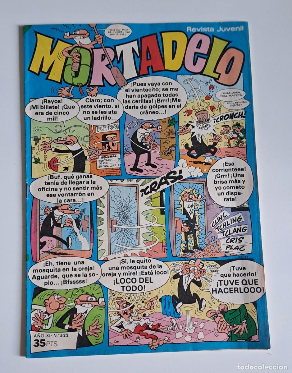 Tebeos: MORTADELO. A&Ntilde;O XI N&ordm; 522 EDITORIAL BRUGUERA, 1989