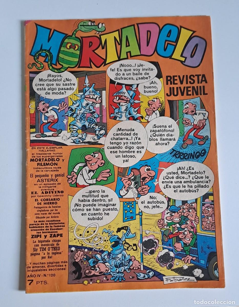 Tebeos: MORTADELO. A&Ntilde;O IV N&ordm; 120 EDITORIAL BRUGUERA, 1973