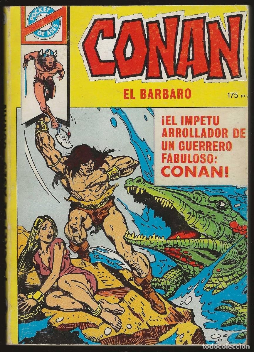 Tebeos: POCKET DE ASES -- N&ordm; 22 CONAN EL B&Aacute;RBARO