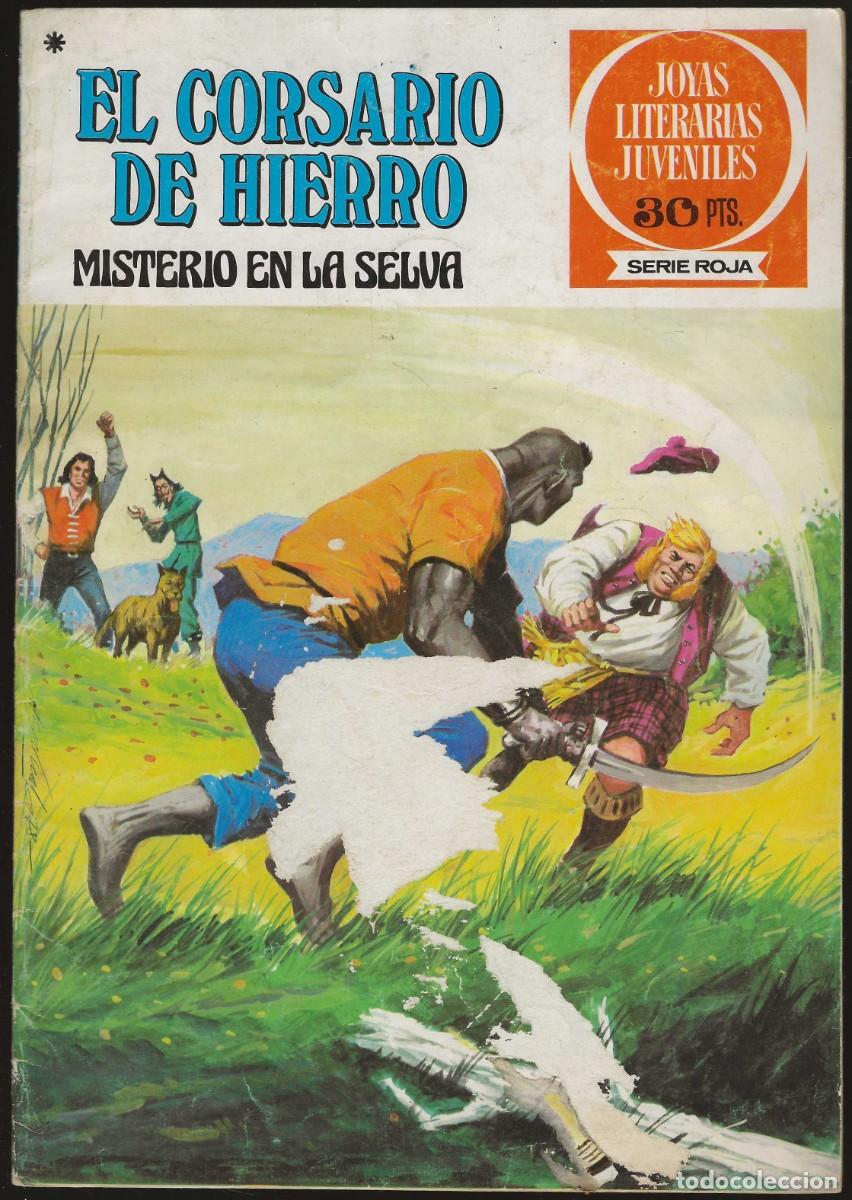 Tebeos: JOYAS LITERARIAS JUVENILES -- EL CORSARIO DE HIERRO -- N&ordm; 48 MISTERIO EN LA SELVA