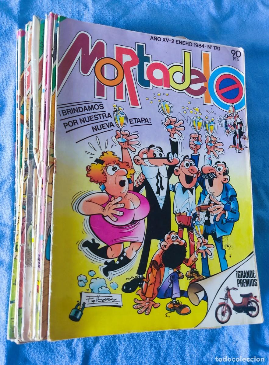 Tebeos: LOTE DE 16 MORTADELO ORIGINALES SIN REPETIR BRUGUERA A&Ntilde;OS 80