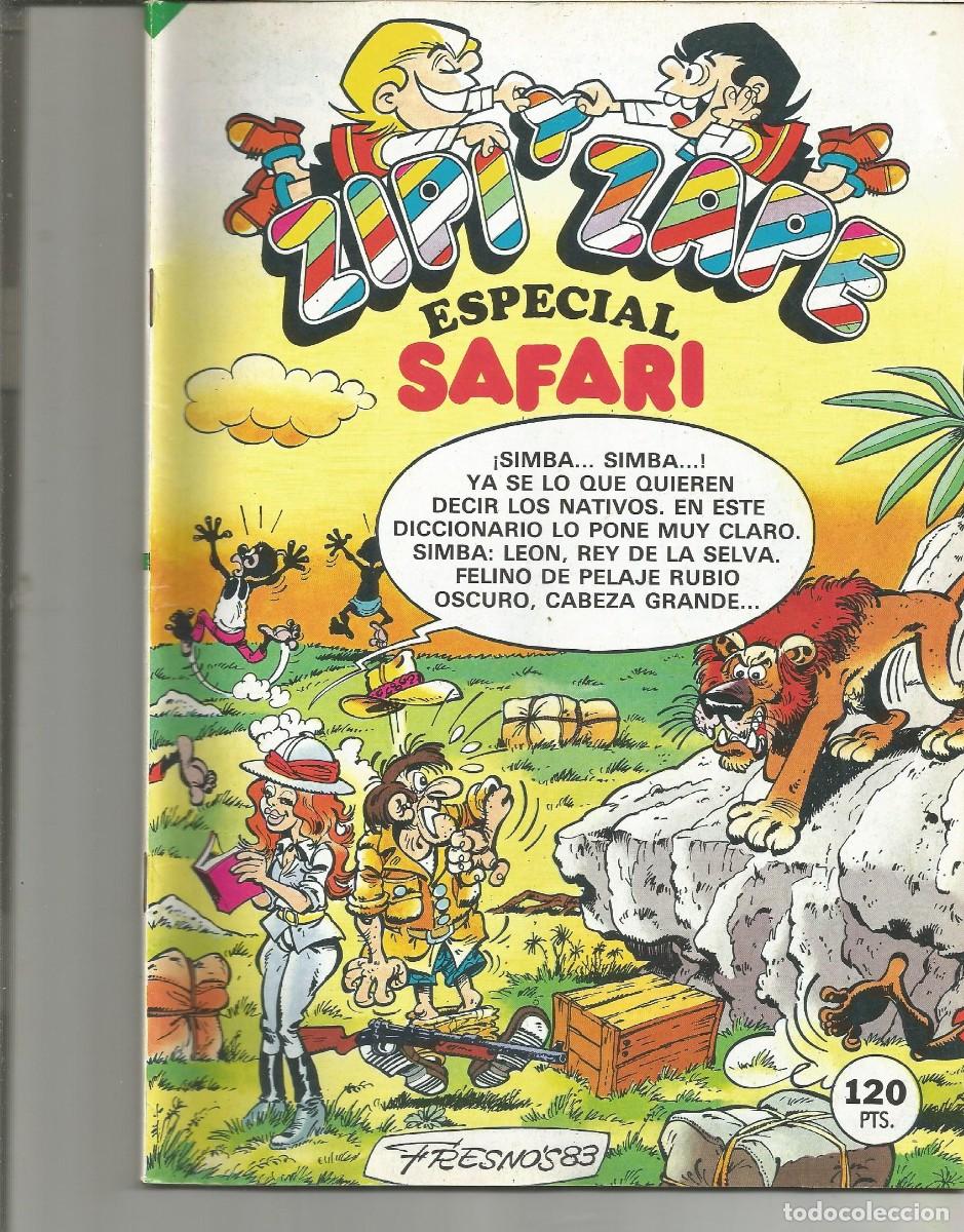Tebeos: ZIPI Y ZAPE ESPECIAL SAFARI N&ordm; 137 EDITORIAL BRUGUERA