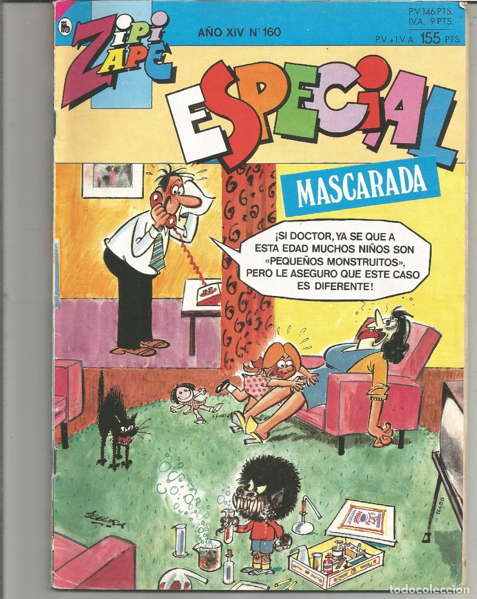 Tebeos: ZIPI Y ZAPE ESPECIAL MASCARADA N&ordm; 160 EDITORIAL BRUGUERA