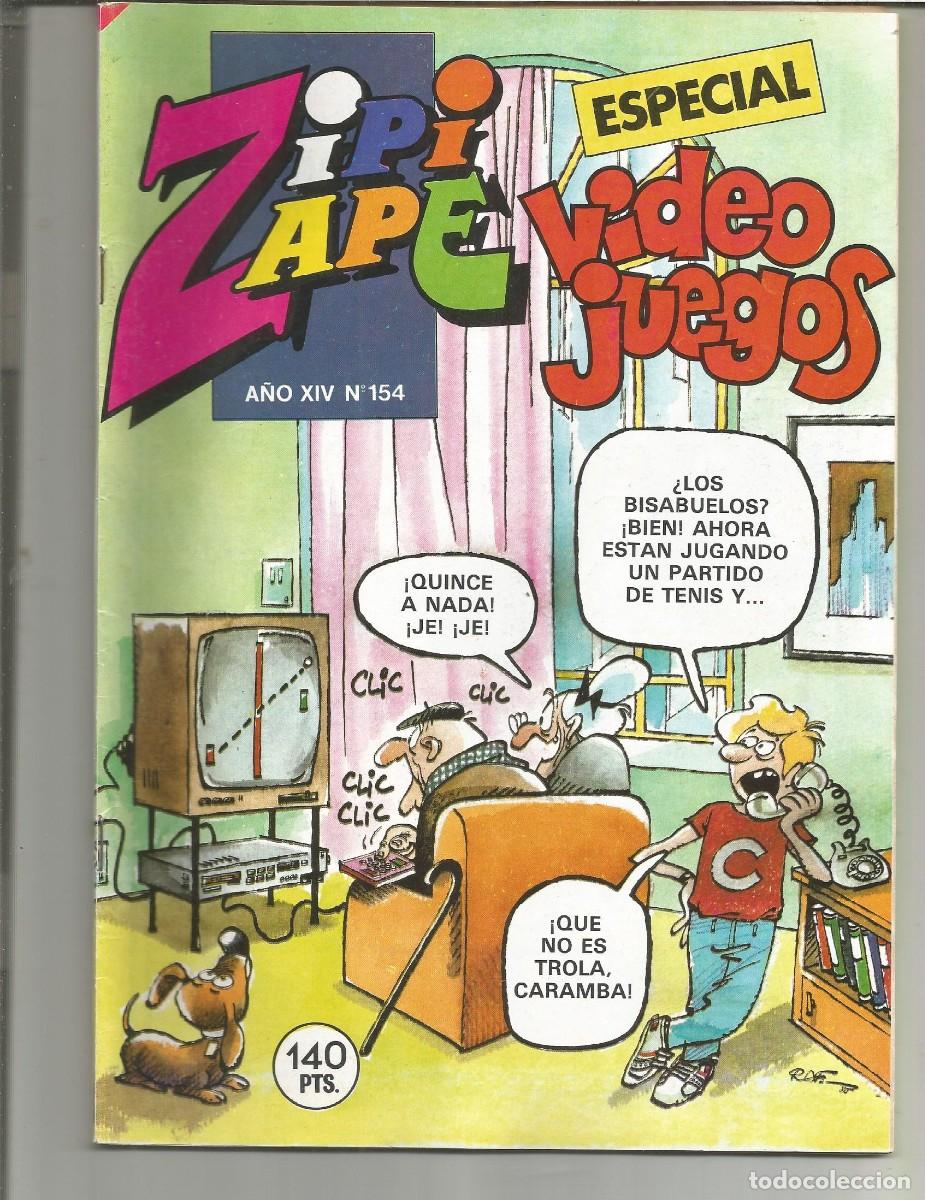 Tebeos: ZIPI Y ZAPE ESPECIAL VIDEO JUEGOS N&ordm; 154 EDITORIAL BRUGUERA
