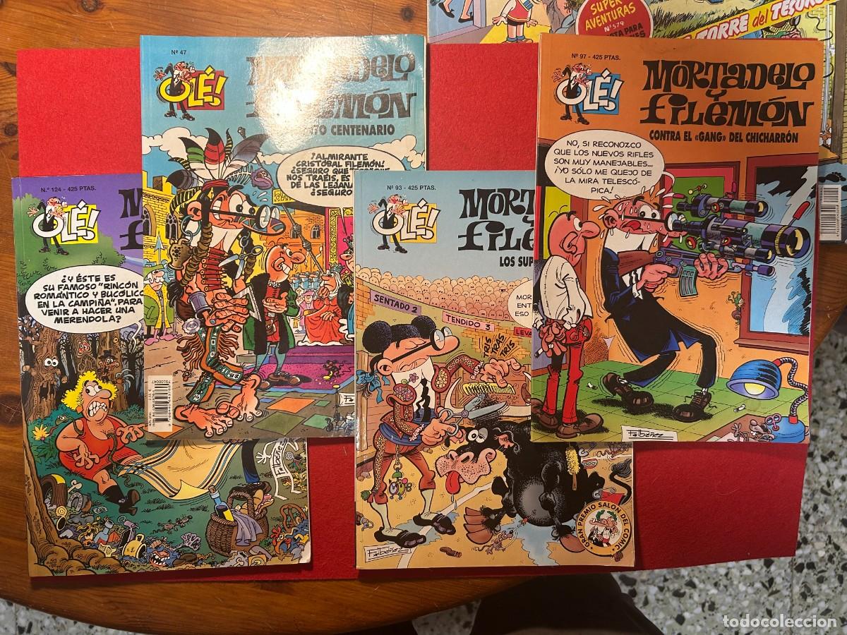 Tebeos: comic Mortadelo y Filemon de OLE n&ordm; 47 - 93 -97 -124 - lote 4
