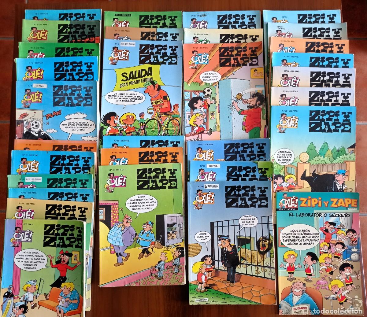 Comics: LOTE ZIPI Y ZAPE - OL&Eacute;! - 30 N&Uacute;M + 1 de regalo - EDICIONES B (N&uacute;m. en la descripci&oacute;n)