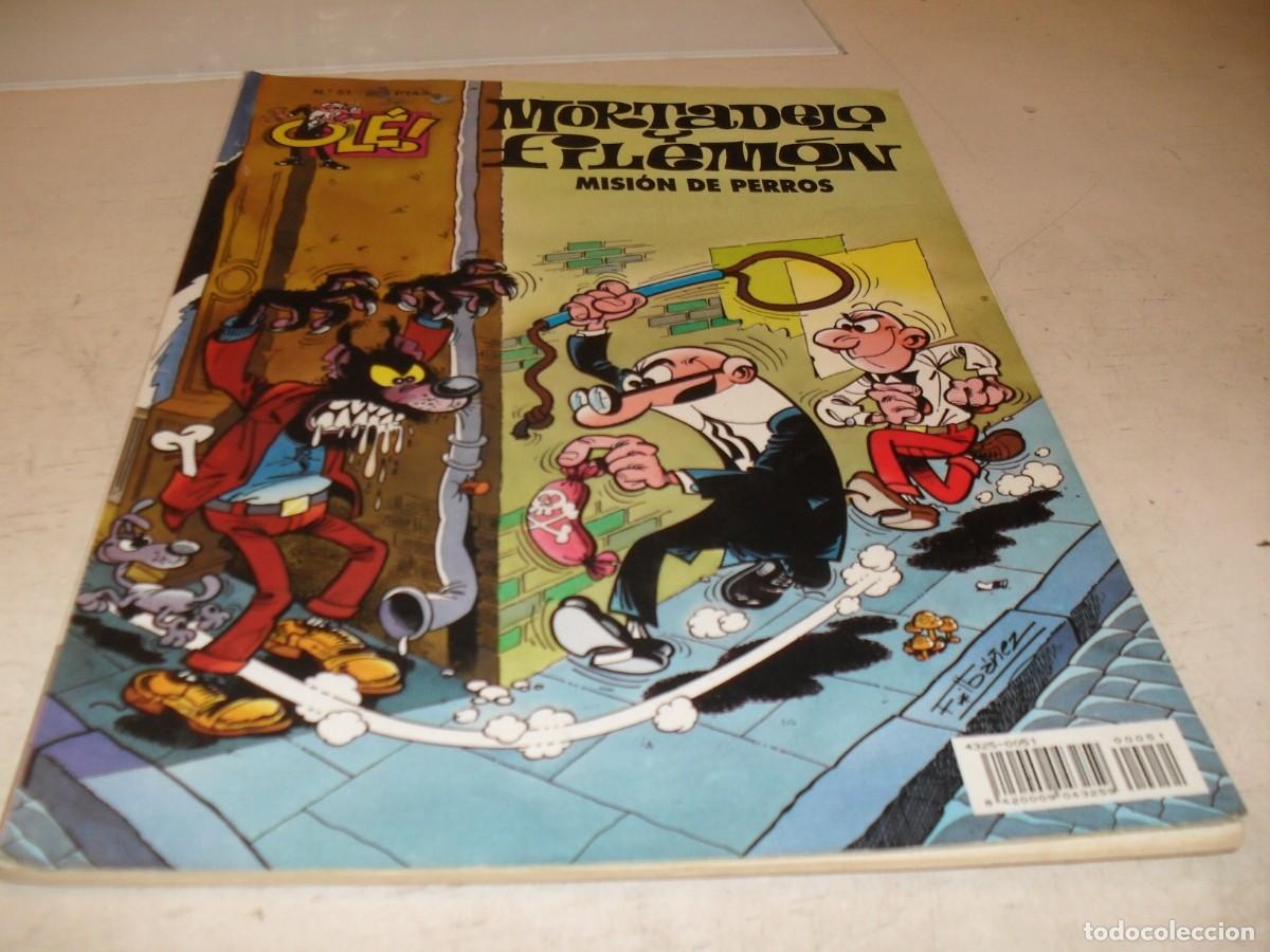 Tebeos: OLE N&ordm; 51 MORTADELO:MISION DE PERROS,3&ordf; EDICION,DE 219.EDICIONES B,1993