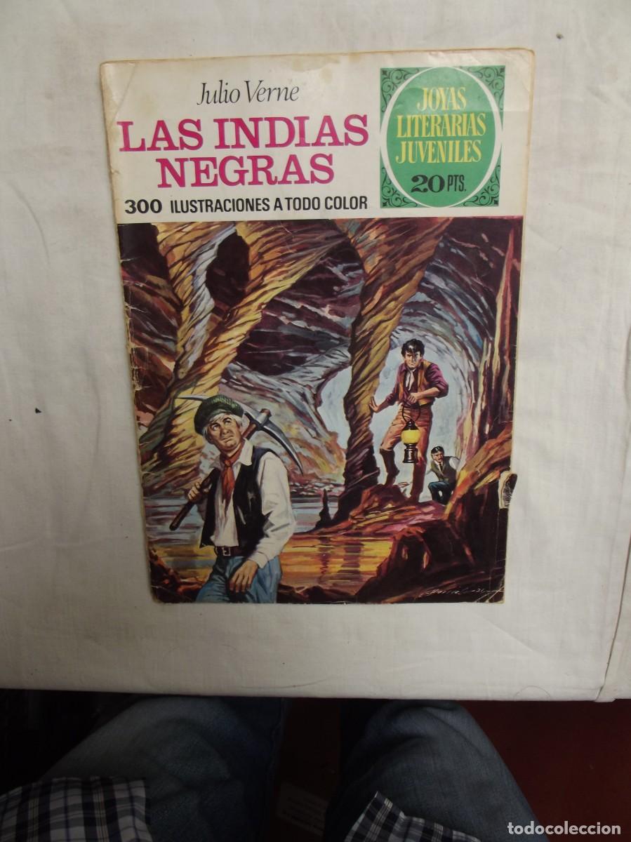Tebeos: LAS INDIAS NEGRAS POR JULIO VERNE JOYAS LITERARIAS JUVENILES