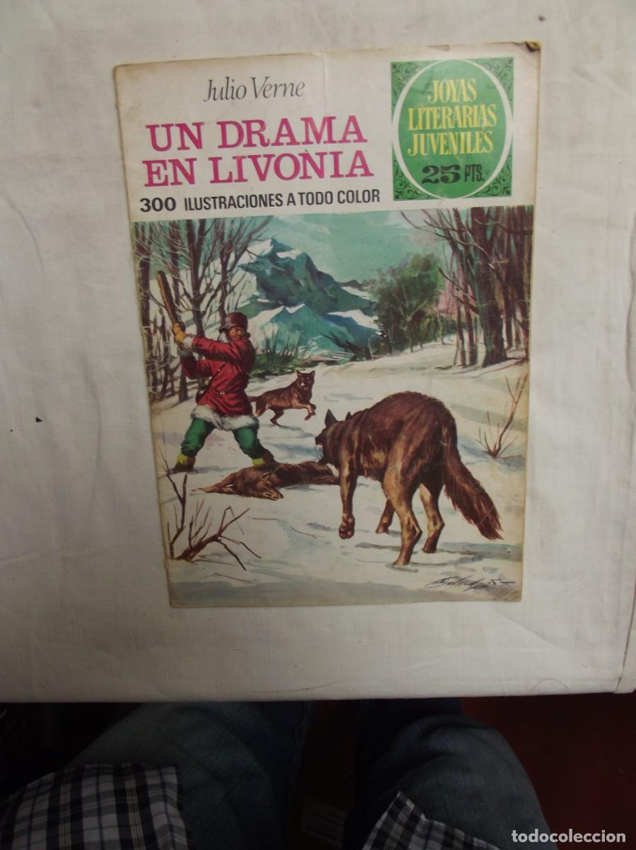 Tebeos: UN DRAMA EN LIVONIA POR JULIO VERNE JOYAS LITERARIAS JUVENILES
