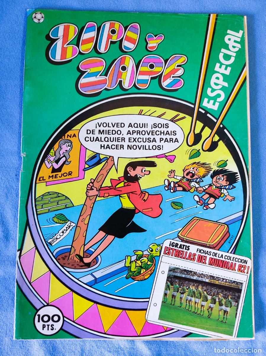 Tebeos: ZIPI Y ZAPE ESPECIAL N&ordm; 98 CON LAS FICHAS DE LA COLECCION ESTRELLAS DEL MUNDIAL 82