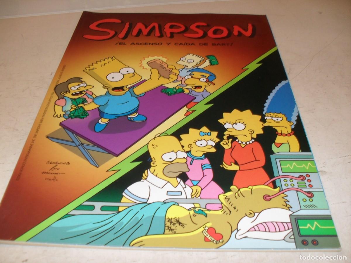 Tebeos: OLE LOS SIMPSON OLE N&ordm; 34,DE 34,EL ASCENSO Y CAIDA DE BART,EDICIONES B,1996