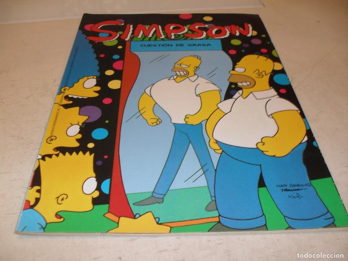 Tebeos: OLE LOS SIMPSON OLE N&ordm; 14,DE 34,CUESTION DE GRASA,EDICIONES B,1996