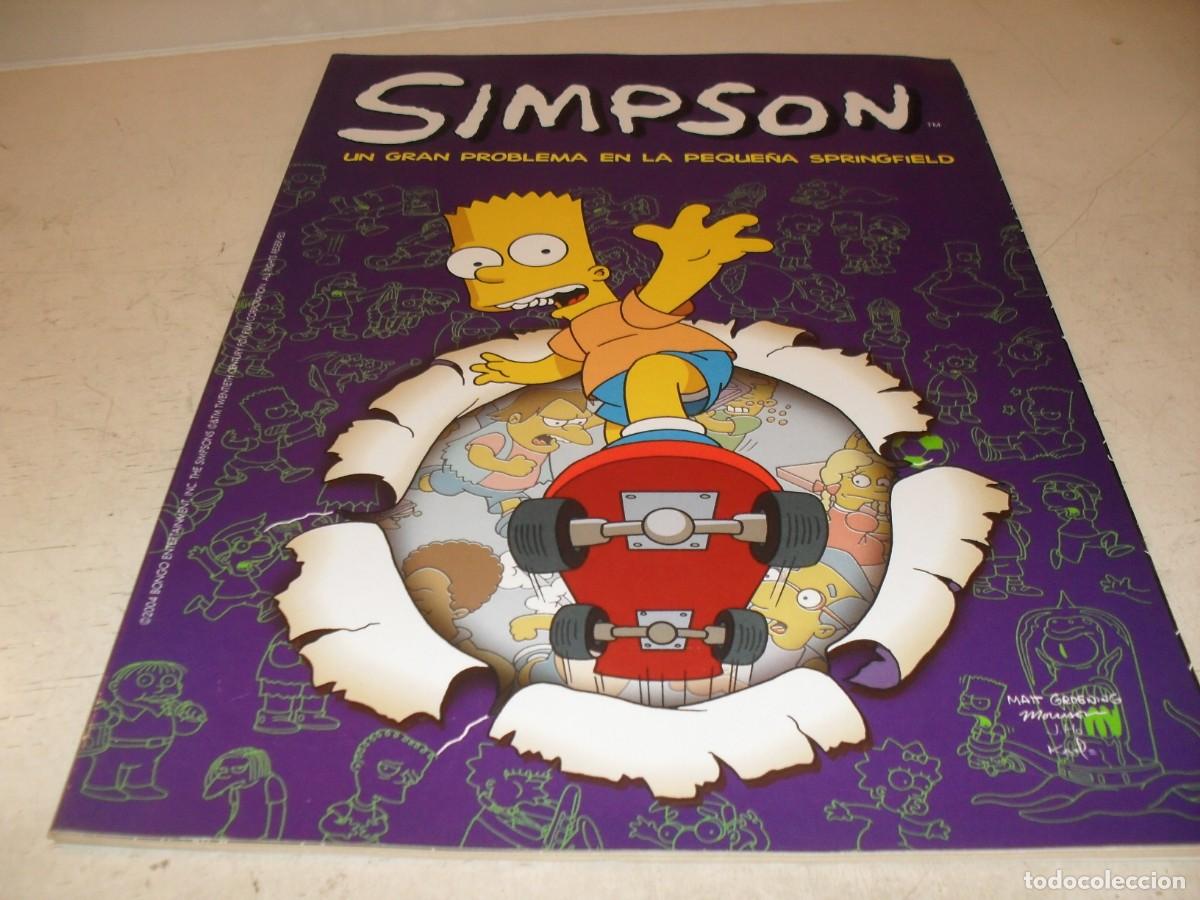 BDs: OLE LOS SIMPSON OLE N&ordm; SIN NUMERAR,UN GRAN PROBLEMA EN LA PEQUE&Ntilde;A SPRINGFIELD,EDICIONES B,1996