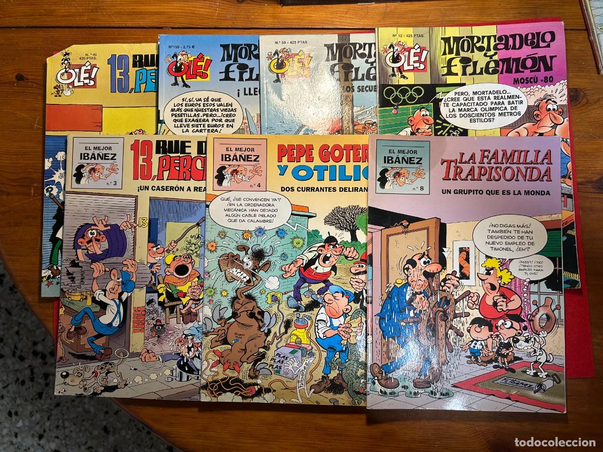 Tebeos: comic Mortadelo y Filemon - El Mejor Iba&ntilde;ez - OLE - lote 7 - N&ordm; 3 - 4 - 8 - 40 - 12 - 59 - 159 -
