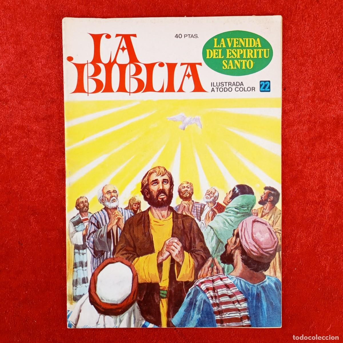 Tebeos: LA BIBLIA - ILUSTRADA A TODO COLOR - LA VENIDA DEL ESPIRITU SANTO -N&ordm; 22 - EDITORIAL BRUGUERA / 1776
