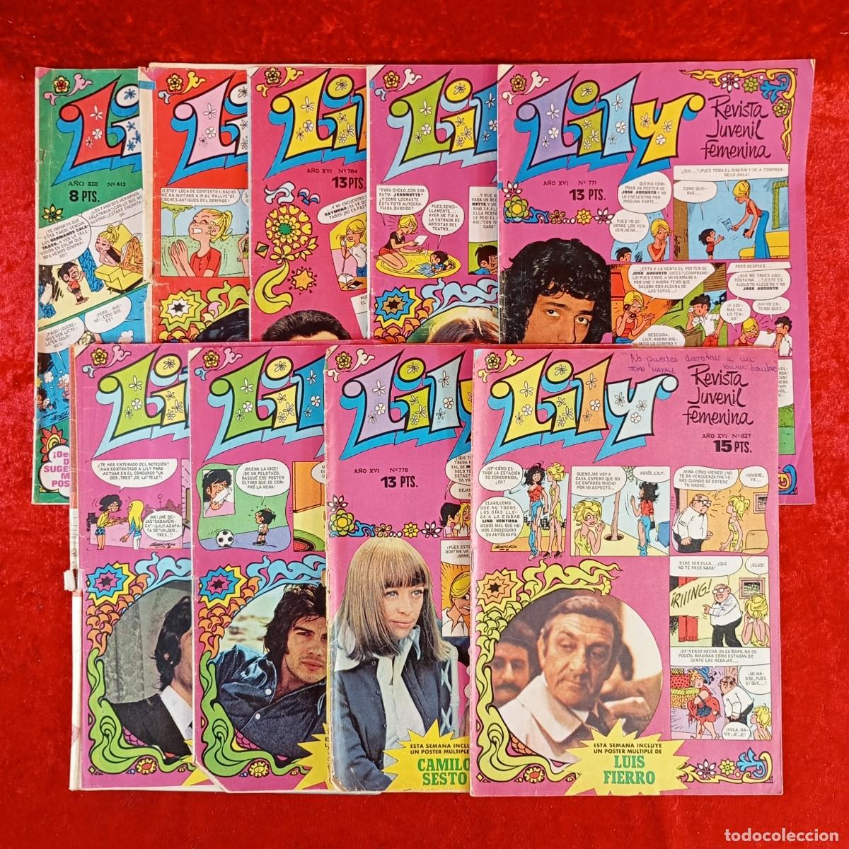 Tebeos: LILY - REVISTA JUVENIL FEMENINA - LOTE 9 REVISTAS - VER N&Uacute;MEROS EN FOTOS / 1795