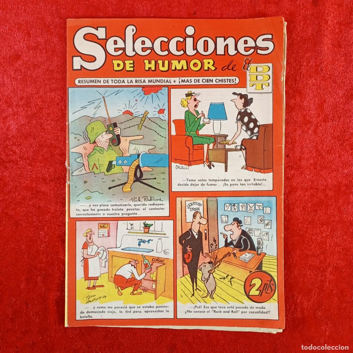 Tebeos: SELECCIONES DE HUMOR DE EL DDT - RESUMEN DE TODA LA RISA MUNDIAL - EDITORIAL BRUGUERA / 1819
