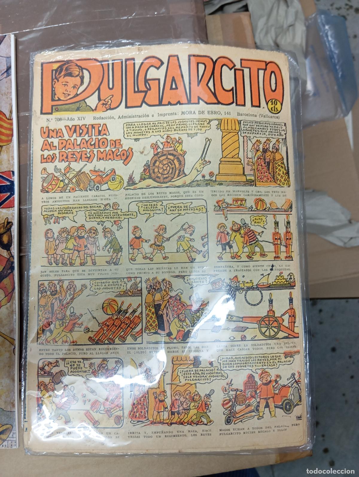 Tebeos: PULGARCITO 708 BRUGUERA GATO NEGRO