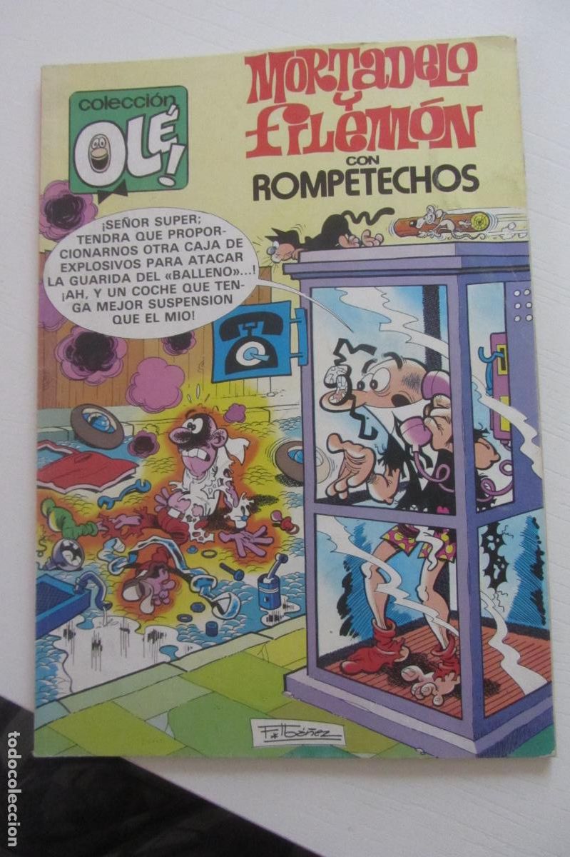Tebeos: OLE MORTADELO Y FILEMON CON ROMPETECHOS DEL A&Ntilde;O 1987 N&ordm; 229 - M. 26 ediciones b ARX233