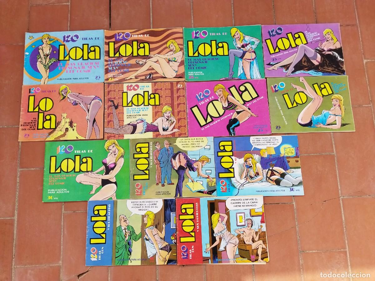 Tebeos: lote de 13 comics LOLA n&ordm; 1-2-3-5-6-8-9-12-13-21-22-24-26