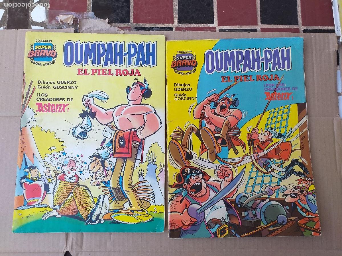 Tebeos: OUMPAH-PAH EL PIEL ROJA - N&ordm;S 1 Y 3 DE 5 -COLECCI&Oacute;N SUPER BRAVO - 1982 BRUGUERA