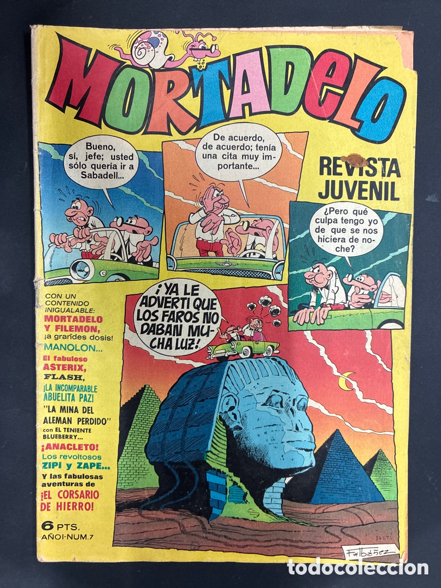 Tebeos: COMIC MORTADELO REVISTA N&ordm; 7 EDITORIAL BRUGUERA
