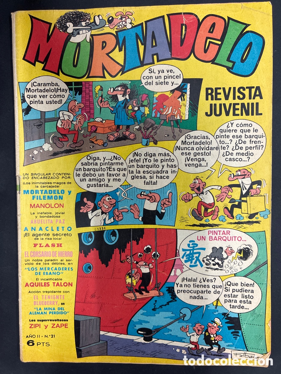 Tebeos: COMIC MORTADELO REVISTA N&ordm; 21 EDITORIAL BRUGUERA