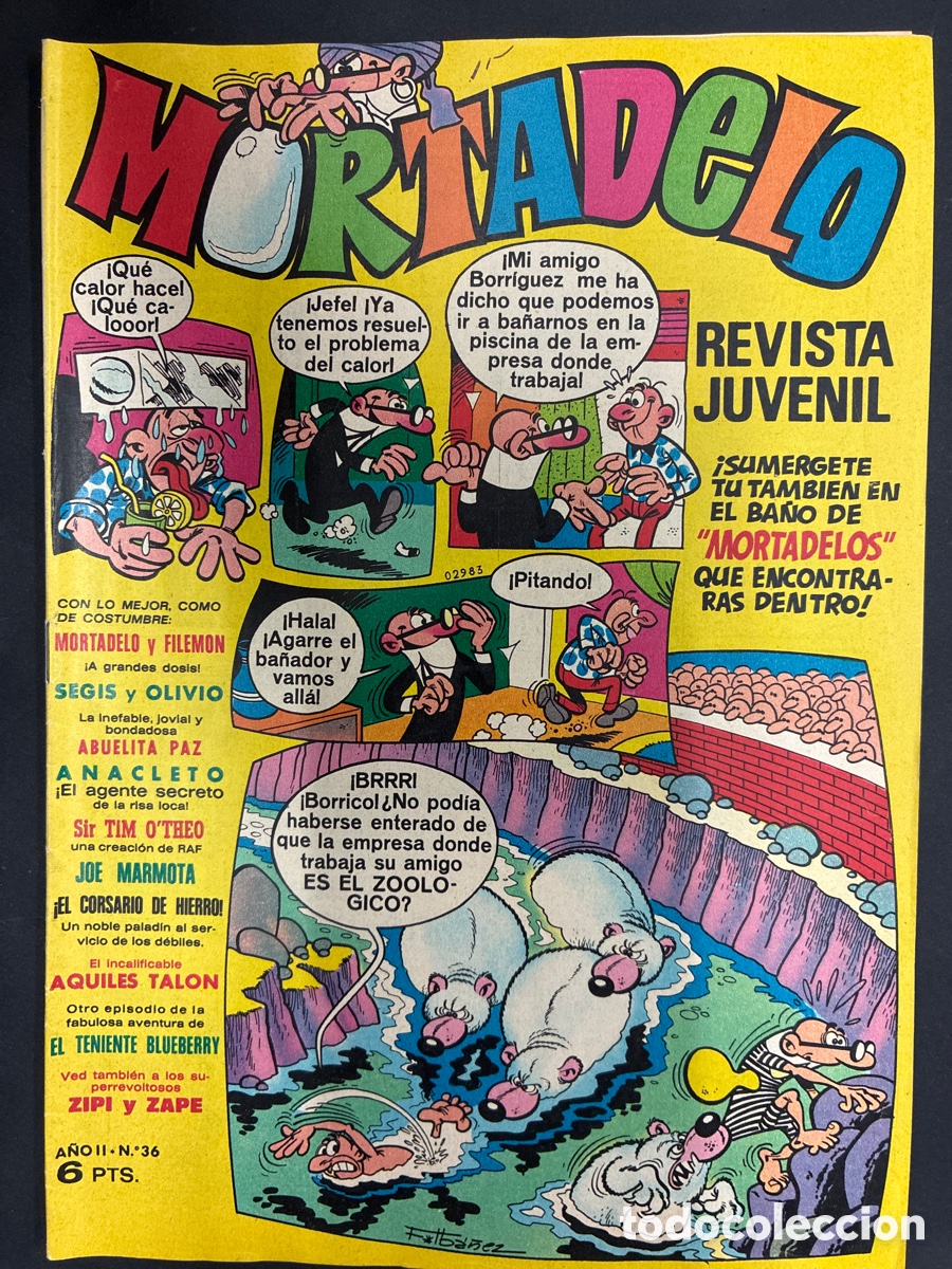 Tebeos: COMIC MORTADELO REVISTA N&ordm; 36 EDITORIAL BRUGUERA
