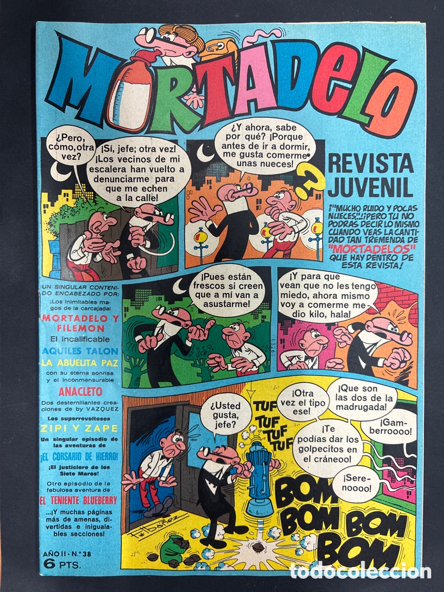 Tebeos: COMIC MORTADELO REVISTA N&ordm; 38 EDITORIAL BRUGUERA