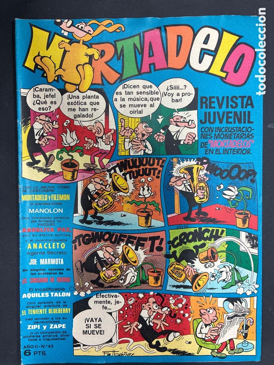 Tebeos: COMIC MORTADELO REVISTA N&ordm; 43 EDITORIAL BRUGUERA