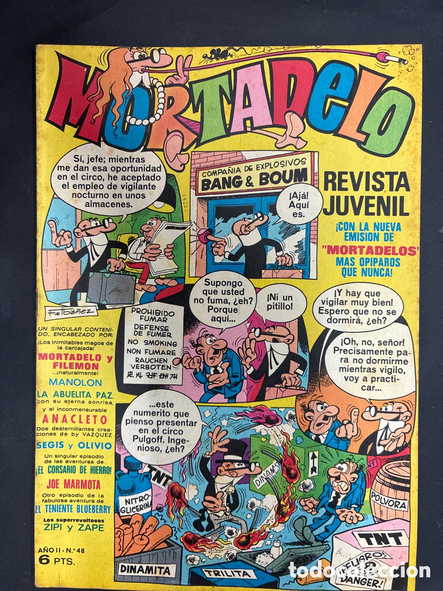 BDs: COMIC MORTADELO REVISTA N&ordm; 48 EDITORIAL BRUGUERA