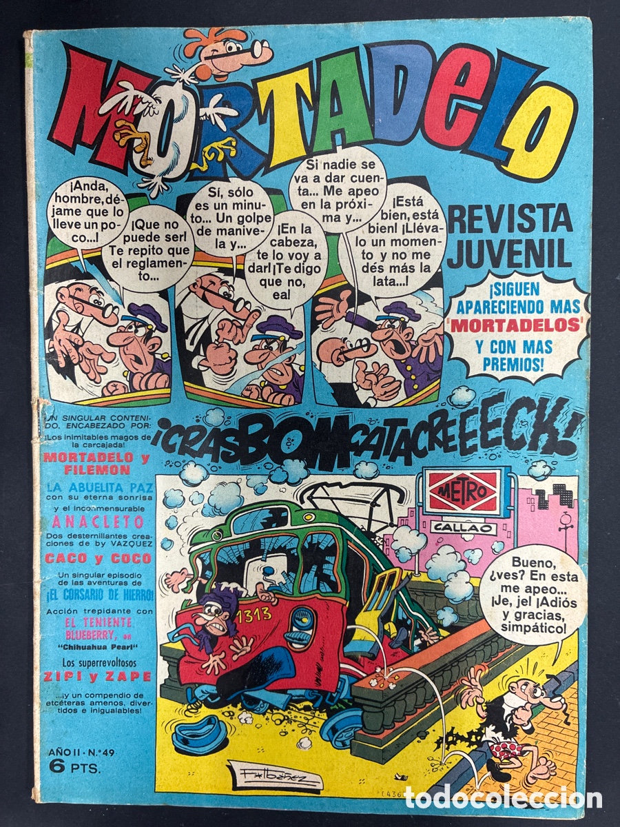 Tebeos: COMIC MORTADELO REVISTA N&ordm; 49 EDITORIAL BRUGUERA
