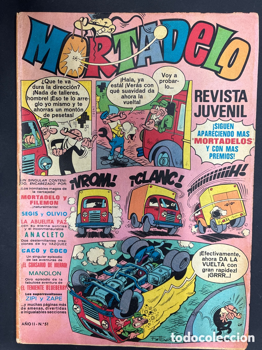 Tebeos: COMIC MORTADELO REVISTA N&ordm; 51 EDITORIAL BRUGUERA
