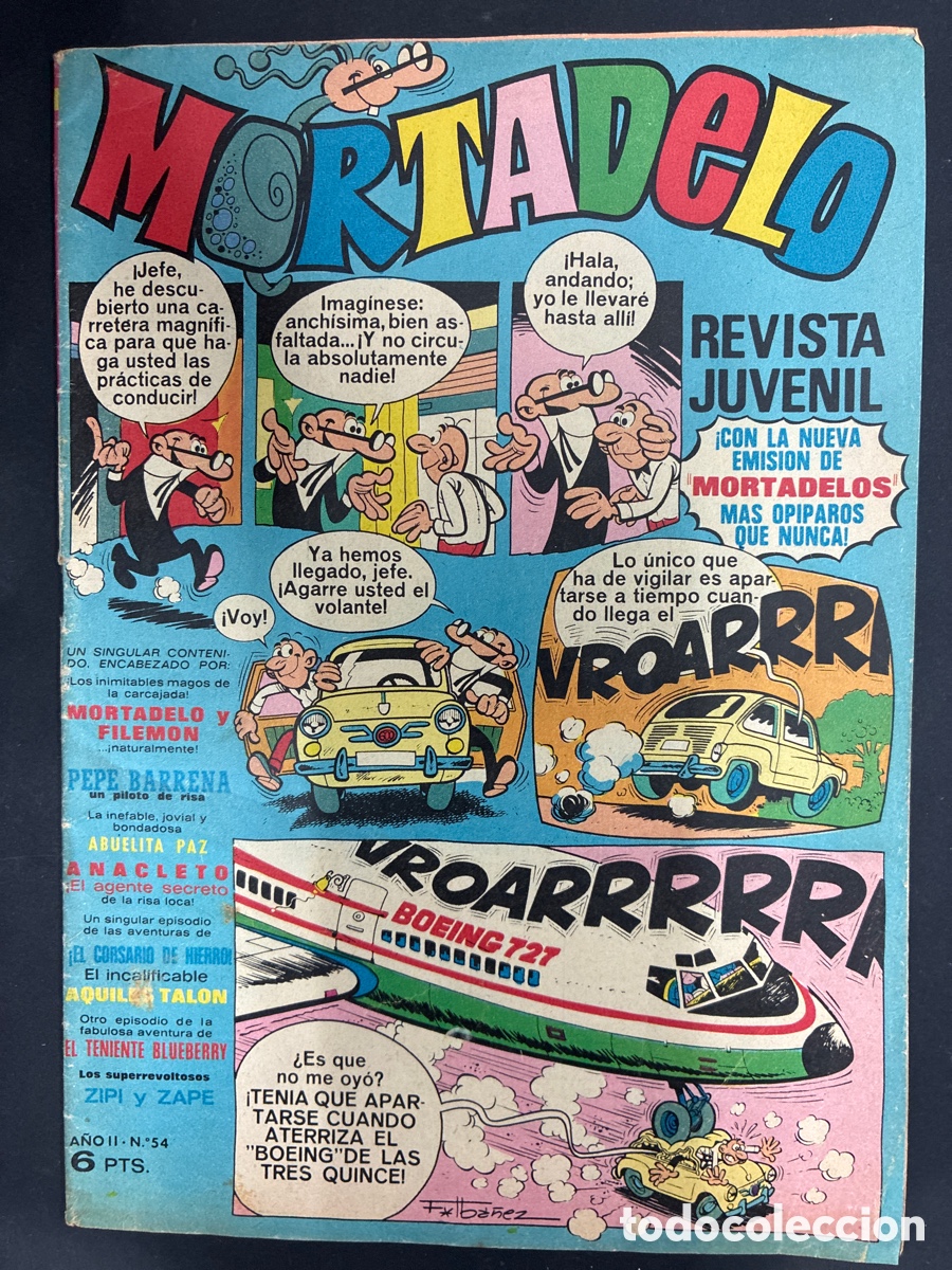 Tebeos: COMIC MORTADELO REVISTA N&ordm; 54 EDITORIAL BRUGUERA