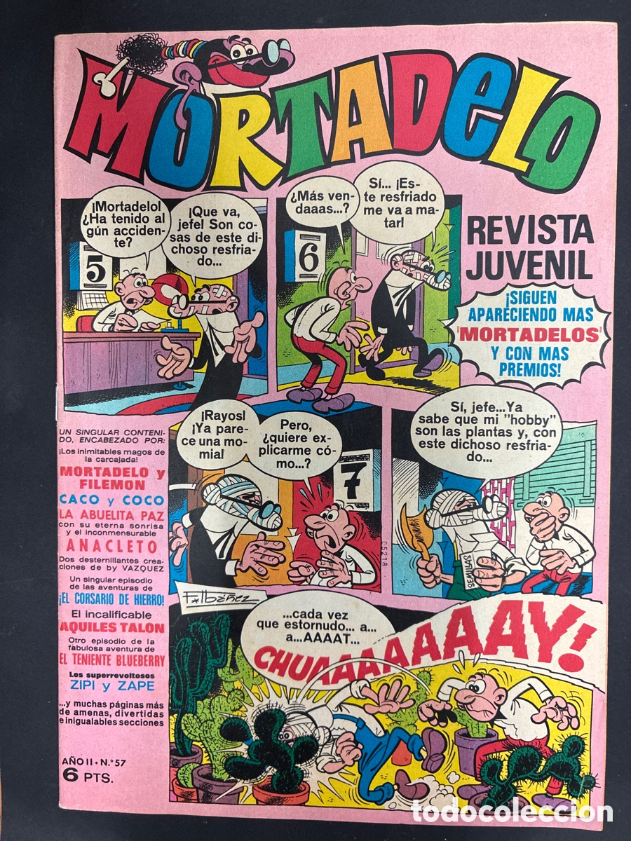 Tebeos: COMIC MORTADELO REVISTA N&ordm; 57 EDITORIAL BRUGUERA