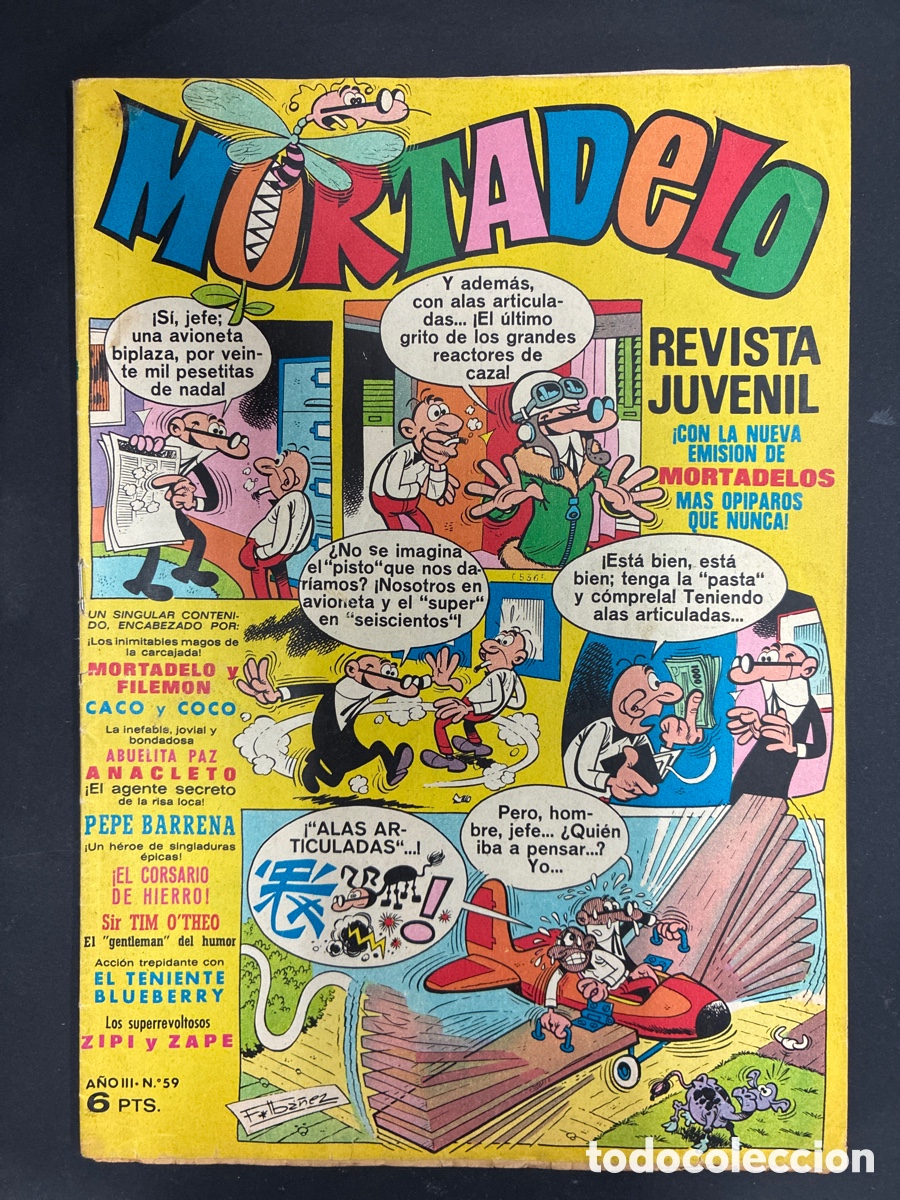 Tebeos: COMIC MORTADELO REVISTA N&ordm; 59 EDITORIAL BRUGUERA